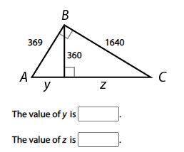 Find the missing lengths. If needed, round the answers to the nearest tenth.