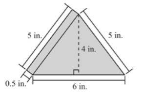 30 Points Plss HELP!!! Due Today

The dimensions of a triangular prism are shown.
What is the surf