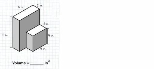 What is the volume of the solid figure below? *