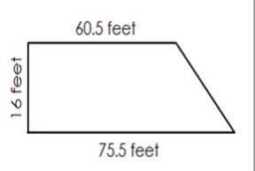 The figure shows the dimensions of a city park in feet.

Part B: The city plans to cover the park
