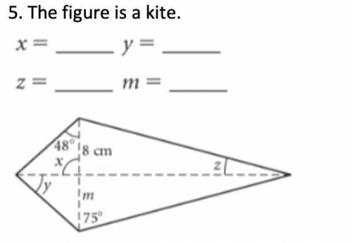 The figure is a kite