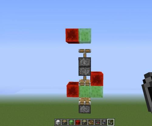 Simple Minecraft Rocket Contraption