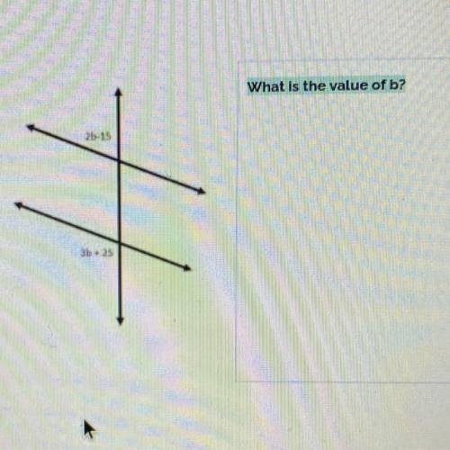 What is the value of b?
25-15
3b +25
