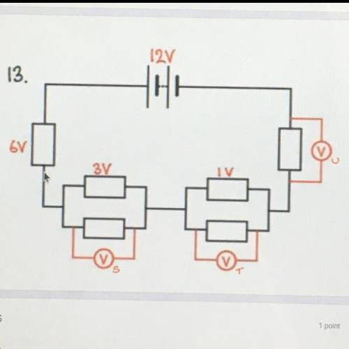 Please answer it’s due soon! Thanks :)
Find S T and U