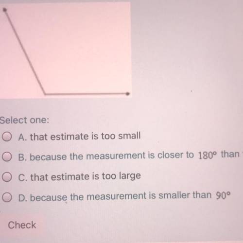 Elenista made an estimate that the angle below was about 170°.

Why did her estimate not correctly