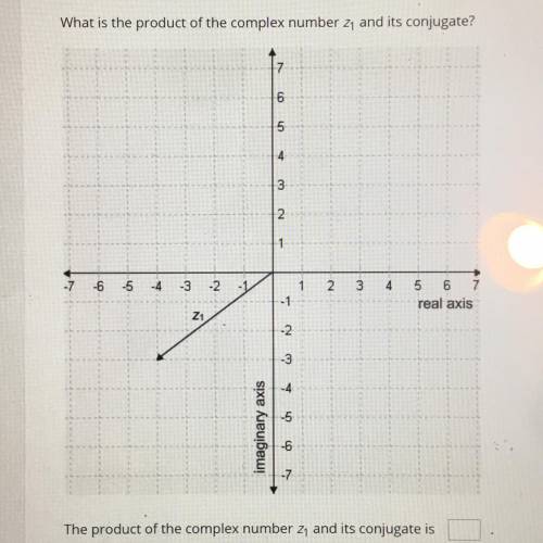 What is the product of the complex number z sub 1 and its conjugate?

 
The product of the complex