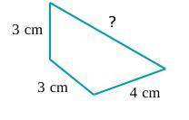 The perimeter of the figure is 17 centimeters. Find the missing side length.