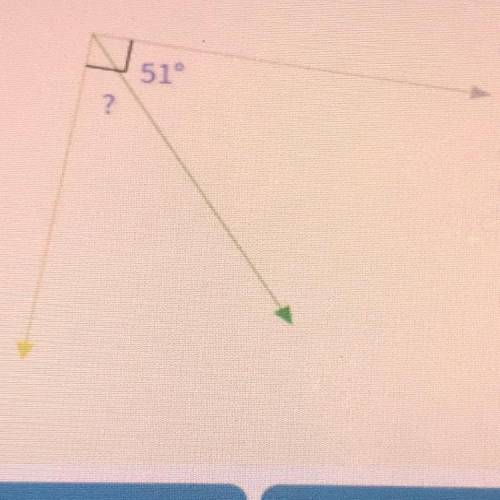 What type of angle is this? A. Straight angleB. Supplementary C. Complementary