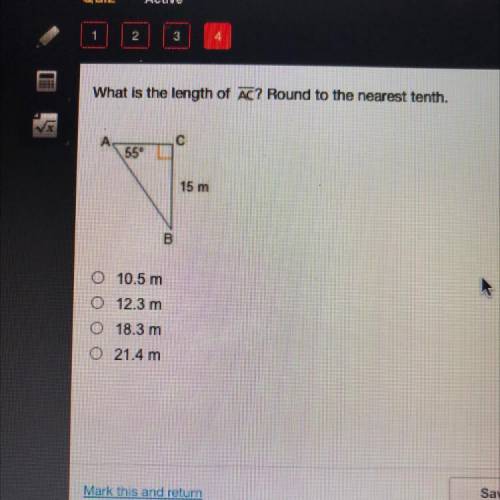 What is the length of Ac? Round to the nearest tenth.