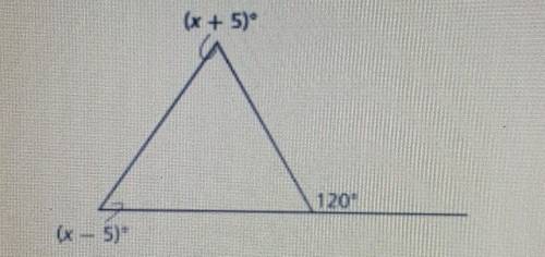 Please help me find the value of xx=