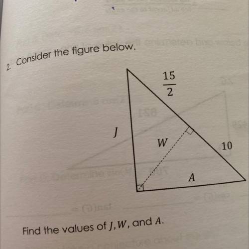 Find the values of j w a