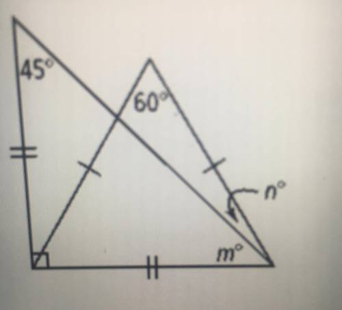 Find the values of m and n
Need help, thank you!!!