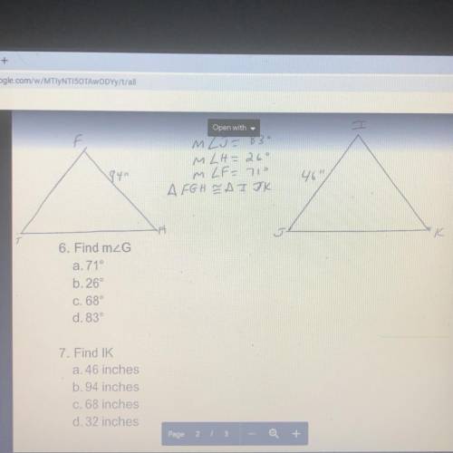 I need help with question 7 
Find IK