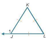 20 points and brainliest

Triangle JKL is equilateral. All three interior angles have equal me