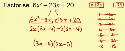 i need help with this particular question and its already the first one, 3x^2+5x+2 (factorising qu