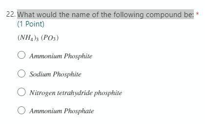What would the name of the following compound be: