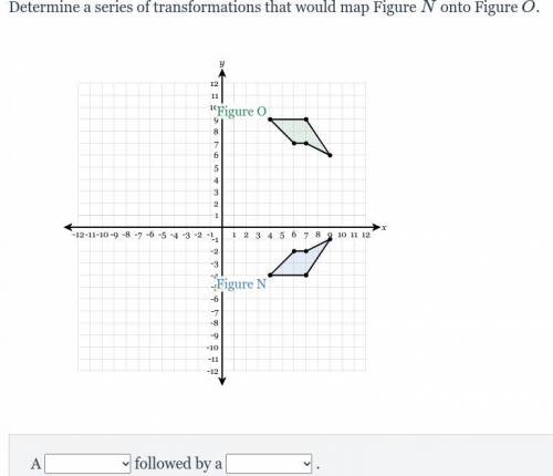 Determine a series of transformations that would map Figure N onto Figure O