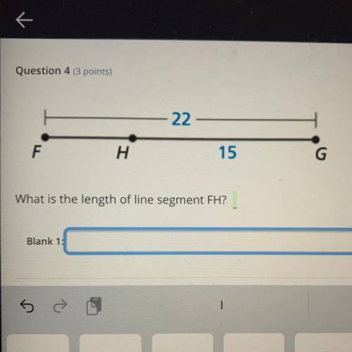 What is the length of line segment FH?