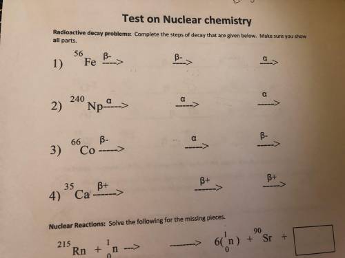 Please help me with these Radioactive Decay Problems ASAP! I need helppppp