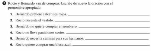 Can somebody help me out with this Spanish work?