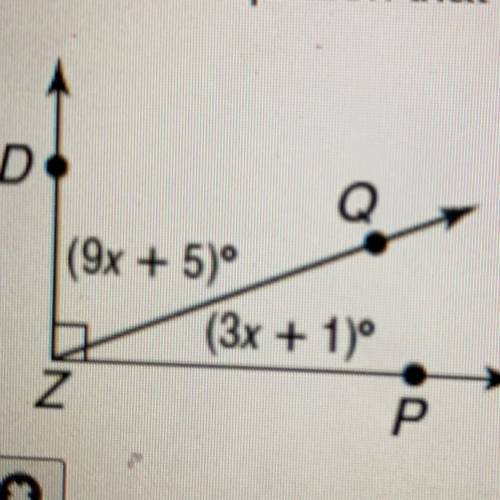 What is the measure of angle QZP