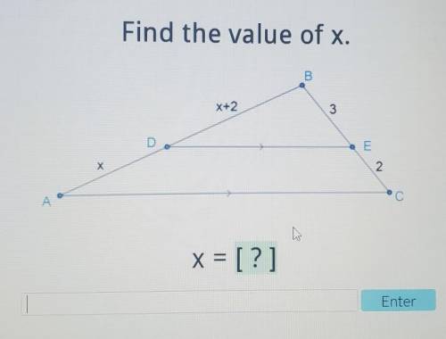 Find the value of xplease help im falling behind​