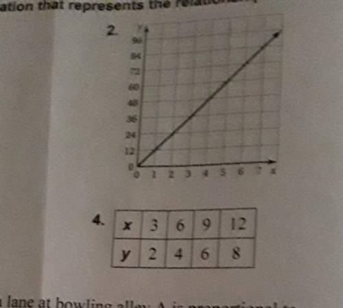 tell whether X and Y are in a proportional relationship explain your reasoning if so write an equat