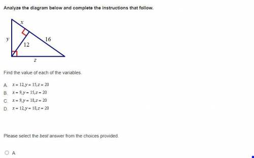 (Answers for) Analyze the diagram below and complete the instructions that follow. Find the value o