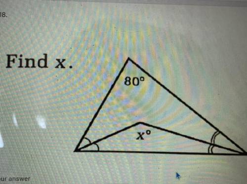 PLS I NEED TO KNOW FAST, How many degrees is X?