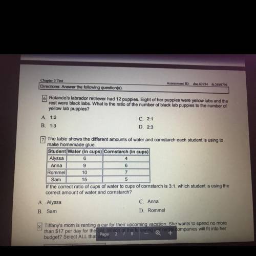 Can you help me on question 7?! :)