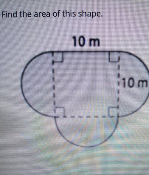 Find the are of this shape?​
