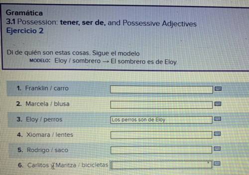 I have no clue how to do 1,2,4,5,6 I know 3 is correct.