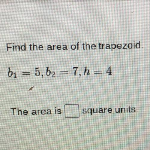 What is the area?? Plz I need help and there are still 18 questions left