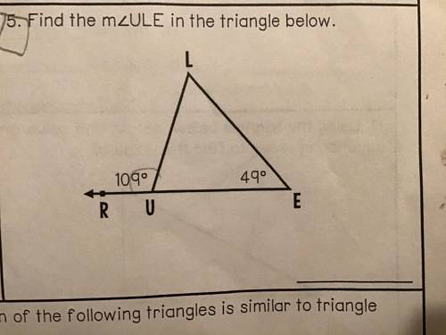 What is the answer for this and how would I do the work.