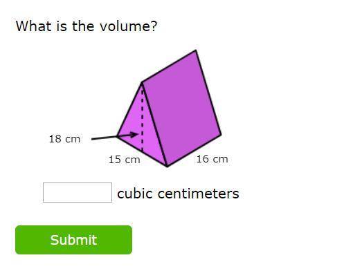 What is the volume of this triangular prism? please help
