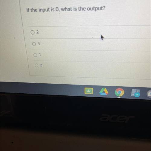 If the input is o, what is the output?