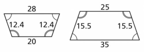 1. Are the polygons similar?

A. Similar
B. Not similar
2. Because...
A. The corresponding sides a