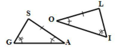 Complete each congruency statement and name the rule used. If you cannot show the triangles are con