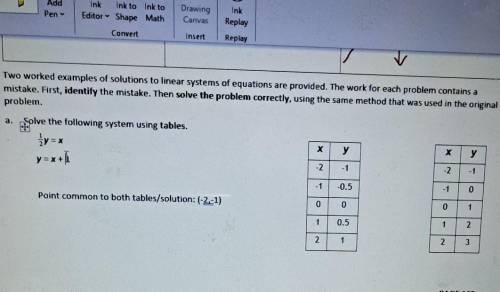 2 solved examples of solutions to linear systems of equations are provided the work for each proble