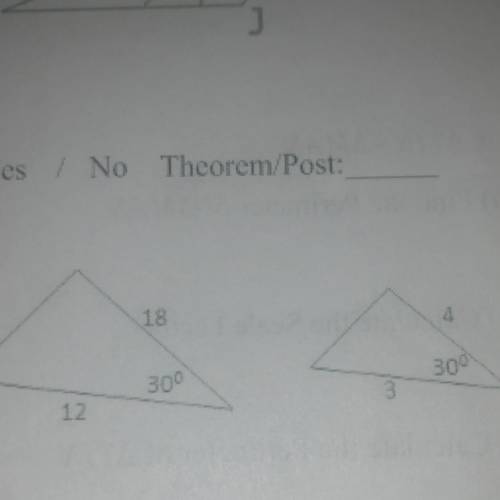 Is this theorem AA, SSS, or SAS? If so how do you know?