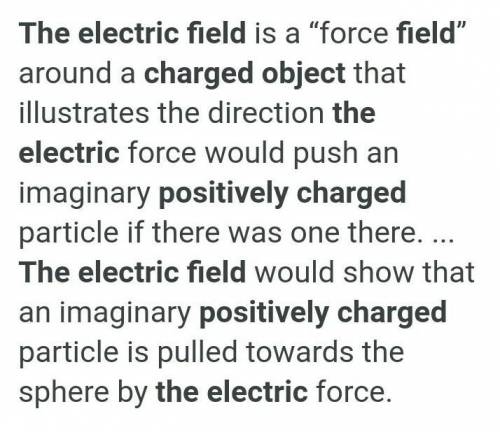 The electric field of a positively charged ball A contains a negatively charged small dust​