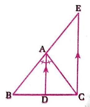 In the adjoining figure , AD is the bisector of  BAC and AD  EC. Prove that AC = AE .

~Thanks in