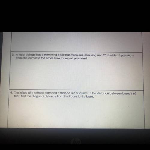 Please help with #3 & 4 for 15 points!!