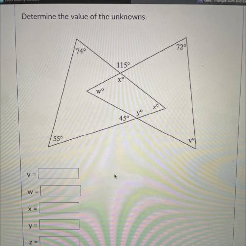 Can someone help me pls??
Determine the value of the unknowns?