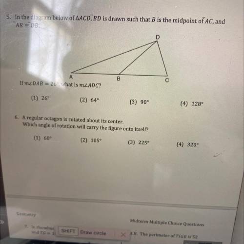 Help with 5 or 6 or both please!