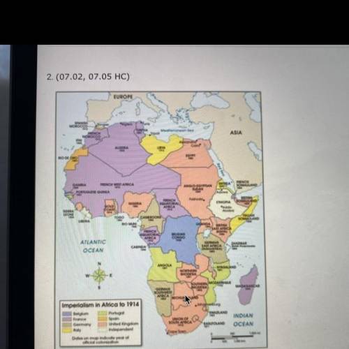 A. Study the map above. Then answer the following questions:

How does this map demonstrate a peri
