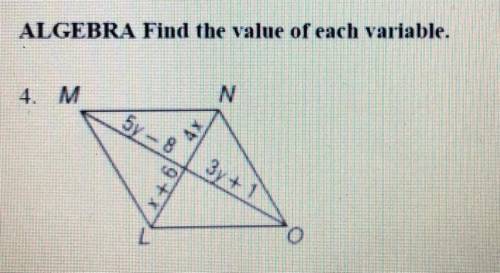 What is the value of each variable?