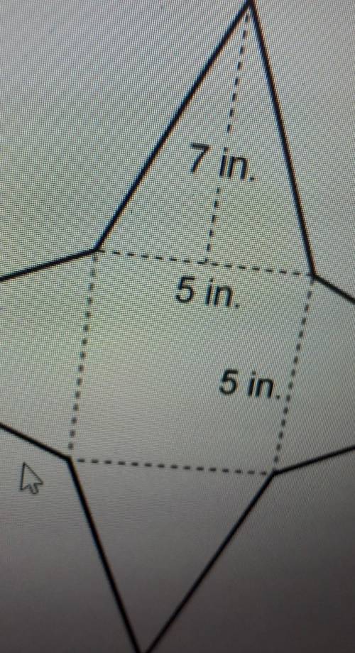 Which solid figure could be formed from the net shown?

O rectangular prism O triangular pyramid c