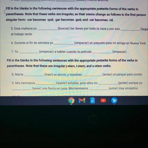 Need help ASAP with 5-7