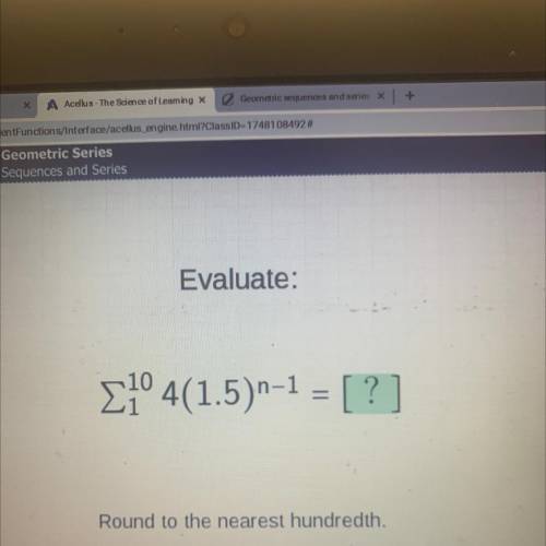 Evaluate: 
Round to the nearest hundredth